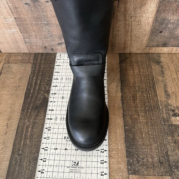 Red Wing X Indian Motorcycle 4312 Black Soft Toe Engineer Boots Mens 11 D - Picture 6 of 12